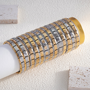 Modular Bracelet Zinc Alloy Heart Flower Pattern Unisex Gift Jewelry SMT486 - Product Image 1