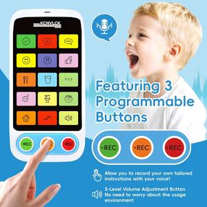Dispositivo AAC para Autismo - Herramientas <span class=keywords><strong>de</strong></span> Comunicación No Verbales con Botones Sensibles al Tacto, Ayudas para Hablar para Niños y Adultos - Product Image 5