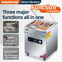 Machine de mise sous vide à chambre, machine d'emballage sous vide pour la viande, les fruits de mer, les collations, usage commercial