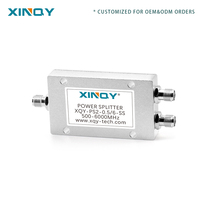 XINQY XQY-PS2-0.5/6-SS 6G Pembagi Daya 2-Arah Tahan Air 20dB Isolasi Pasif Distributor Sinyal Satelit 50ohms Telekomunikasi 30W