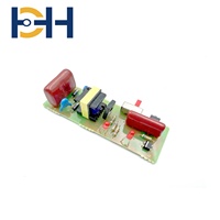 Raquette électrique anti-moustiques, raquette à mouches haute tension, batterie rechargeable, lumière ultraviolette, assemblage de circuits imprimés PCBA