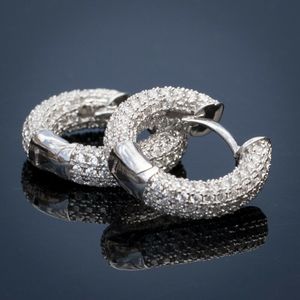 Orecchini a Cerchio con Charm Geometrico Rotondo per Donne, Stile Romantico per Fidanzamento, Uso Quotidiano e Ufficio - Product Image 6