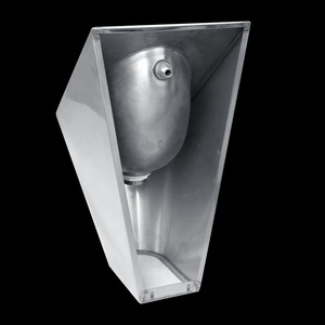 Goede Prijs Metaal Waterbesparing Urinoir Vandaal Bestendig Ontwerp Roestvrij Staal Wandmontage Urinoir Voor Gevangenissen - Product Image 3