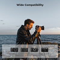 K&F Concept untuk Kamera Ricoh GR III, Pengisi Daya Tipe-C Dual Slot dan Set Baterai Kamera Digital 1100mAh DB-110 yang Dapat Diisi Ulang
