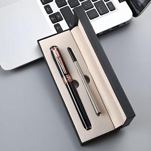Di lusso Heavy Executive metallo rullo penna a sfera Logo personalizzato goffrato vendita calda regalo con Logo personalizzato - Product Image 6