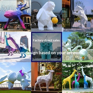 Escultura de Fibra de Vidrio Personalizada para Centros Comerciales, Decoración de Paisajes Exteriores, Hermosa Decoración para Plazas de Ciudad, Parques, Figuras de Dibujos Animados de Gran Tamaño - Product Image 2