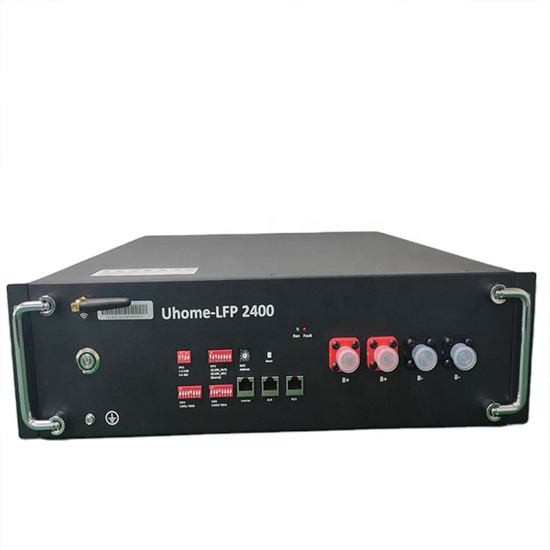 Uhome 2.4KWH литиевая батарея LFP 2400 51,2 В 2400WH солнечная батарея для гибридной солнечной системы