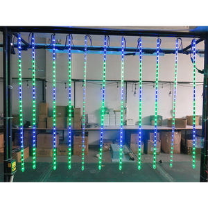 ETOP LED <span class=keywords><strong>pluie</strong></span> <span class=keywords><strong>de</strong></span> météores lumière tombante <span class=keywords><strong>pluie</strong></span> glaçon guirlande lumineuse noël jardin éclairage vacances fête maison extérieur - Product Image 6