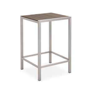 <span class=keywords><strong>Bistro</strong></span> patio se moderno patas de aluminio cuadrado al aire libre sillas de mesa de bar conjuntos - Product Image 3
