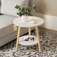 Table basse en bois de style nordique simple et moderne Zhishu, petit meuble pour salon, chevet, canapé, garantie 1 an