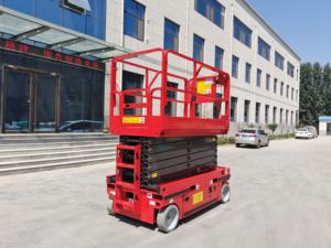 Piattaforma di Lavoro Elevabile 6m 8m 10m 12m 14m 16m, Sollevatore a Forbice Mobile Semovente, Piattaforma di Sollevamento Idraulica Elettrica - Product Image 6