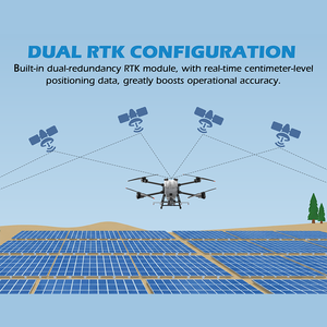 Drone de nettoyage automatique de panneaux solaires photovoltaïques JIUSI D50R à haute efficacité - Product Image 5