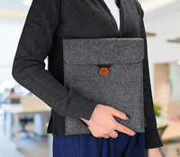 Sac de protection durable résistant à l'eau 11/13/15/17 pouces pochette de rangement pour ordinateur portable en feutre d'affaires sac de documents pour Ipad