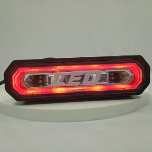 Sistema de iluminación automática Vcan, lámpara de parada de montaje alto estroboscópica, luz de freno de Color rojo/azul para tanque 300, Jeep todoterreno