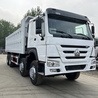 Vente directe d'usine camion à benne basculante d'occasion howo 8x4 12 roues 375 chevaux 50-70 tonnes