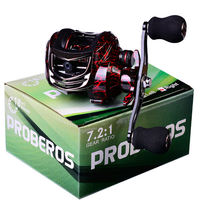 Moulinets Baitcaster 18 + 1BB gauche/droite 7.1:1 engrenage profil bas Baitcast moulinets de pêche