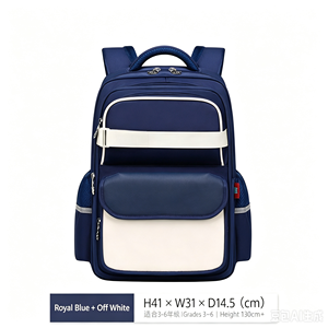 ขายส่ง OEM กระเป๋าเป้เด็กแบบมีโลโก้สั่งทำพิเศษ ป้องกันกระดูกสันหลัง กันน้ำ สไตล์อังกฤษ กระเป๋านักเรียน - Product Image 4