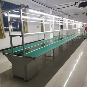 Sistema di Trasporto a Nastro per l'Industria Elettronica, Tavolo di Lavoro per Linea di Assemblaggio di Grado Alimentare per TV - Product Image 4