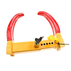 Bloqueo de Volante YH2273, Abrazadera de Seguridad para Neumáticos, Bloqueo Antirrobo Ajustable, Abrazadera de Seguridad para Remolque de Alta Resistencia - Product Image 5