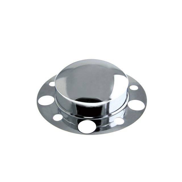 BS-1110FCS One-piece Dome Carbon Steel Chrome-plated Front Wheel Cover