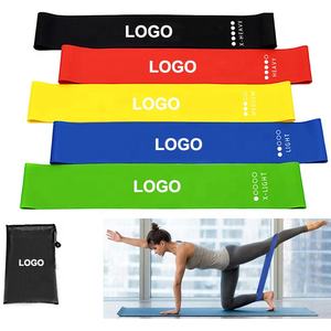 POWERMAN FITNESS Ensemble <span class=keywords><strong>de</strong></span> bandes <span class=keywords><strong>de</strong></span> résistance en latex naturel à 5 niveaux pour l'activation des fessiers et la physiothérapie - Product Image 5