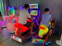 Simulateur de moto personnalisé en gros drôle de moteur à pièces enfant moto vidéo Arcade Console jeu de course photo