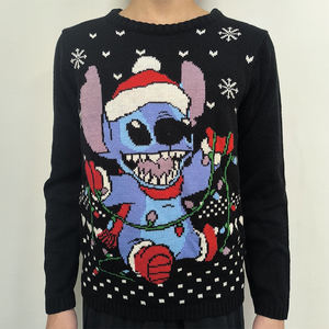 Usine LOGO personnalisé <span class=keywords><strong>pull</strong></span> tricoté <span class=keywords><strong>pull</strong></span> <span class=keywords><strong>de</strong></span> <span class=keywords><strong>Noël</strong></span> dessin animé moche allume un <span class=keywords><strong>pull</strong></span> <span class=keywords><strong>de</strong></span> <span class=keywords><strong>Noël</strong></span> drôle <span class=keywords><strong>de</strong></span> cerf - Product Image 3