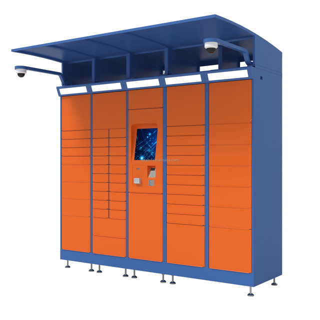 AI Intelligent Post Office Cabinet Post Office Express Delivery Electronic Rfid Smart Parcel Locker Parcel Cabinet Android