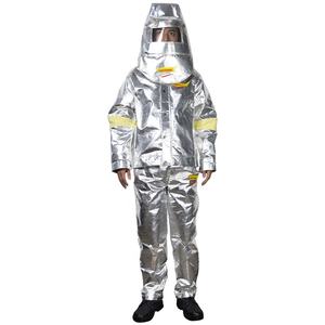 Combinaisons industrielles résistantes à la chaleur pour la fusion des métaux Fibre aramide aluminisée résistante à 500 degrés Celsius combinée à une feuille d'aluminium - Product Image 2