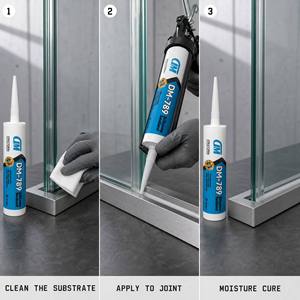 กาวซิลิโคนยึดเกาะโครงสร้างความแข็งแรงสูง Dimei มีความยืดหยุ่น - Product Image 3