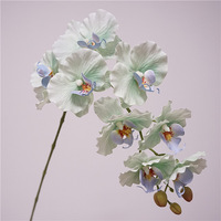 Exquisite chinesische Orchideen sträuße 9 Köpfe Traum Schmetterling Orchideen blumen Real Touch Hydrated Orchid