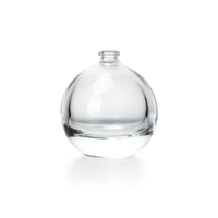 Capuchon en forme de galet Luxe en stock Flacon de parfum en verre irrégulier de 30ml en forme de goutte