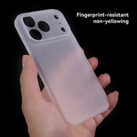 Étui de téléphone portable en PP super fin, antichoc, protection 360°, anti-traces de doigts, protection de l'objectif, surface mate, couleurs personnalisables