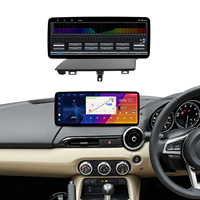 Para MAZDA 2020+ MX-5 con volante a la derecha (RHD) de 12.3 pulgadas, Radio AIJALV con placa frontal de fábrica, Android Auto universal, Carplay, 64GB 128GB, Cable de conexión para pantalla estéreo