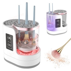 0728 Herramienta Portátil de Limpieza de Brochas de Maquillaje de Alta Velocidad, Máquina de Lavado Automática con Autolimpieza - Product Image 1