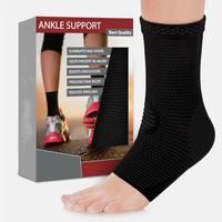 Attelle de cheville à compression douce en SPANDEX NYLON, vente chaude directe usine, à lacets pour la course et la protection au basketball