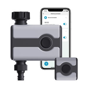 Temporizador de <span class=keywords><strong>Riego</strong></span> Analógico Aqualin para Manguera de <span class=keywords><strong>Jardín</strong></span> con Funcionamiento a Batería, <span class=keywords><strong>Diseño</strong></span> Ecológico para Exteriores, Sensor de Lluvia y Programación WiFi - Product Image 1