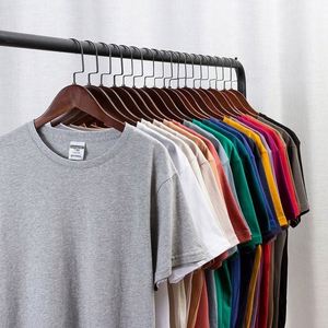 T-shirts en coton unisexes Wsl Blank 190Gsm à manches courtes, uniformes scolaires, streetwear, impression personnalisée du logo, coupe classique pour hommes - Product Image 3