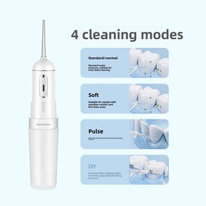 Nuevo Irrigador Bucal Inteligente Portátil Eléctrico Transfronterizo con Batería de 1200-2000mAh y Resistencia al Agua IPX7 para Uso Doméstico - Product Image 3