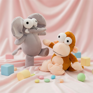 <span class=keywords><strong>Peluche</strong></span> all'ingrosso di animali della foresta con <span class=keywords><strong>grandi</strong></span> <span class=keywords><strong>occhi</strong></span>, morbidi giocattoli di <span class=keywords><strong>peluche</strong></span> della giungla, antistress, lavabili, per macchine artiglio e feste di matrimonio - Product Image 2