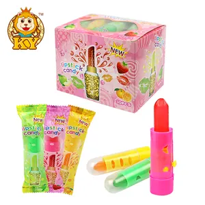 Manufacturer wholesale lovely girl's lipstick shape sweets hard candy