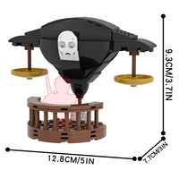MOC1719 Anime Court Space, Juego de Bloques de Construcción Educativos, Compatible con Juguetes DIY, Bajo MOQ, Gran Venta, Regalo para Niños