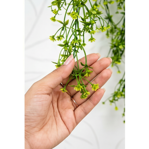 Artificial Hanging <b>Flower</b> Creeper Decorative Green Floral Vine Plant for Home Balcony <b>Wall</b> Indoor Outdoor Decor - Product Image 2