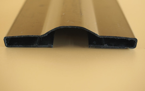 Profils en plastique UPVC pour extérieur, durables, écologiques, pour la construction d'hôpitaux, rail de fenêtre latérale, design moderne - Product Image 3