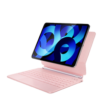 Nuevo Teclado Mágico para iPad Pro 11/10.9/12.9/13 Pulgadas, Cubierta Magnética Delgada, Panel Táctil Multitáctil, Retroiluminación RGB, Logotipo Personalizado, FCC/ROHS