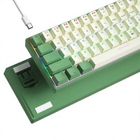 Clavier de jeu mécanique filaire USB Type-C à commutation à chaud, anti-ghosting sur toutes les touches, éclairage RGB, logo imprimable, câble détachable
