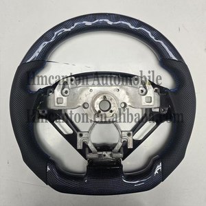 Volante Deportivo de Fibra de Carbono y Cuero Perforado, Compatible con Infiniti G27 G37 - Product Image 6