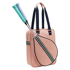 Sac de raquettes de badminton professionnel 2026, bandoulière unique, design rayé tendance style coréen, grande capacité, peut contenir 2 raquettes - Product Image 4
