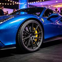 Velg Serat Karbon Forged Deep Dish Concave Ringan 19 20 21 Inch untuk 458 488 F8 SF90 296 GTB Roma