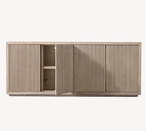 RH Meuble <span class=keywords><strong>TV</strong></span> de salon en bois massif de style américain, meuble à chaussures, buffet, villa et hôtel - Product Image 6